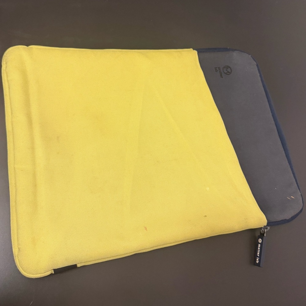 Yellow and Blue Laptop Sleeve